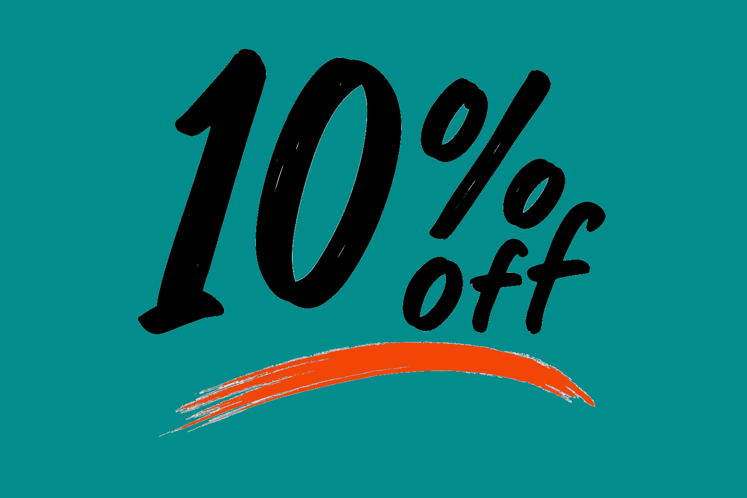 10% Off Teal