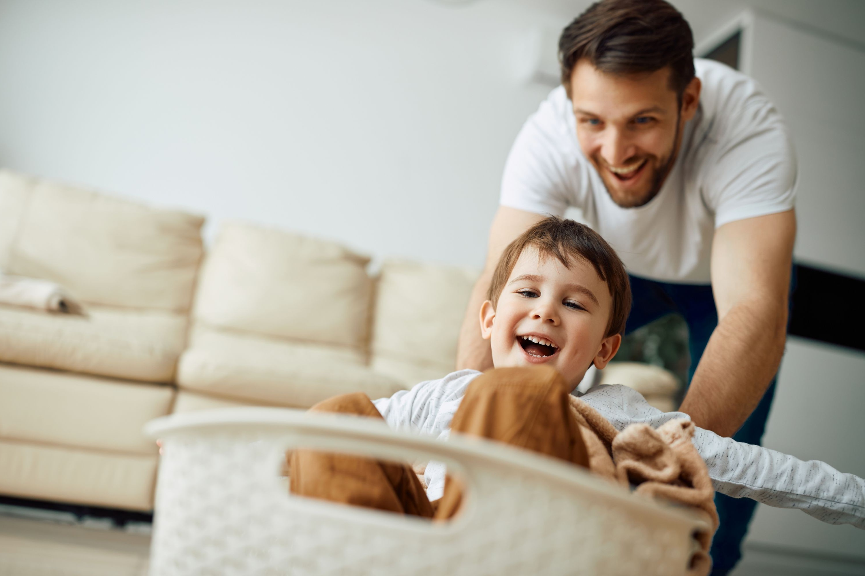 Laundry Basket Flipped Shutterstock 2005545575